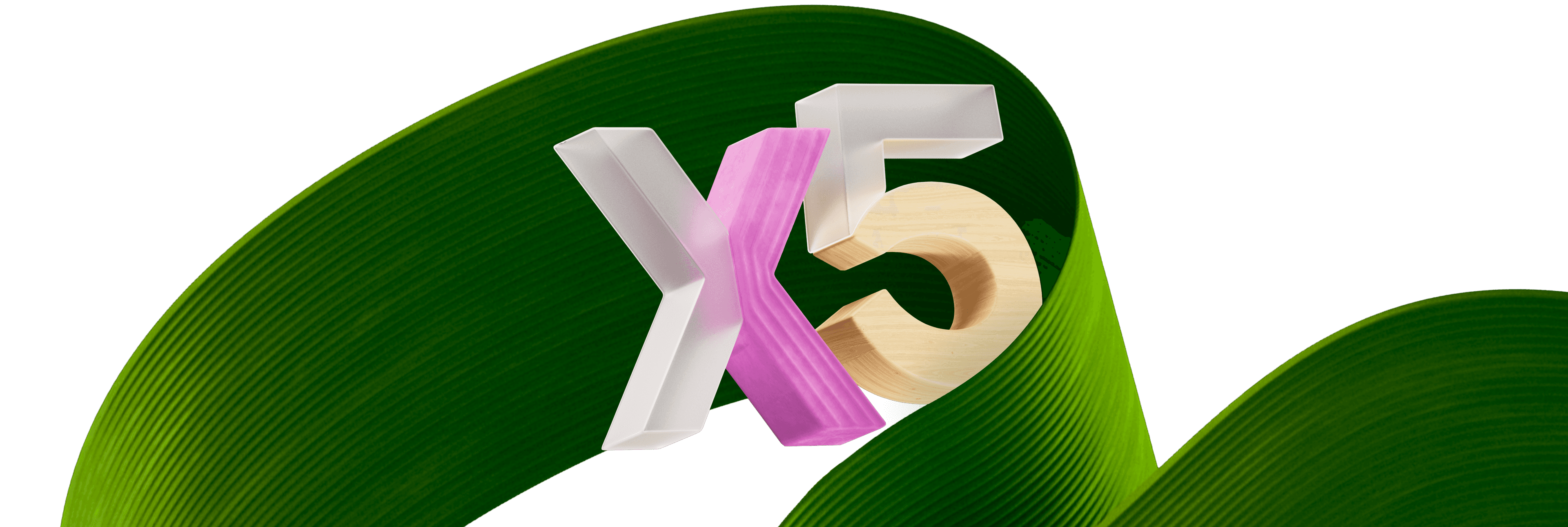 Логотип X5 на фоне ленты